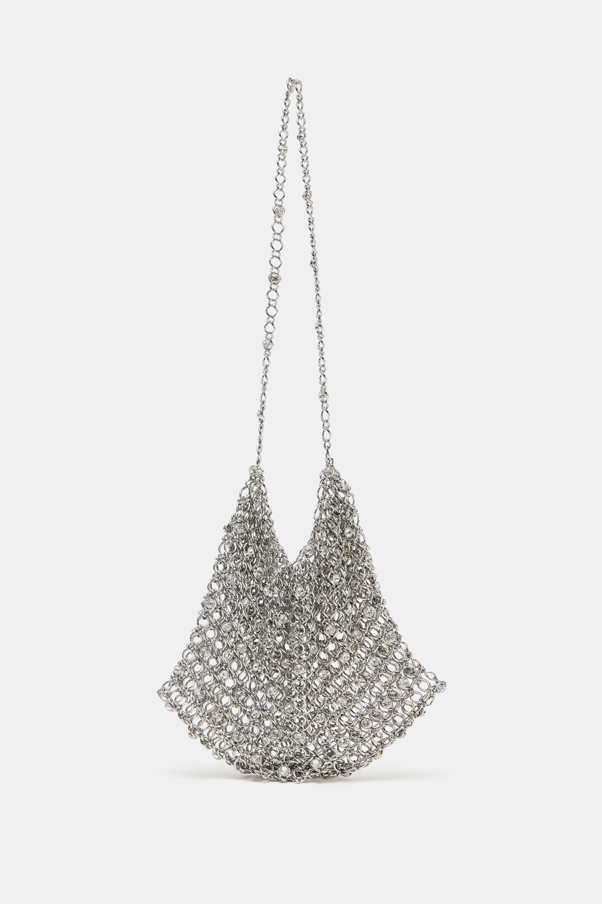 MINI BEADED BUCKET BAG | Zara UK