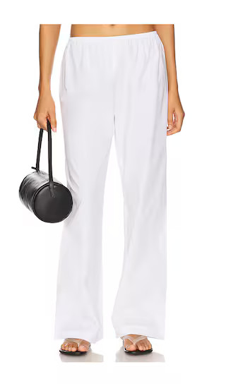 The Pop Simple Pant in Powder | Revolve Clothing (Global)
