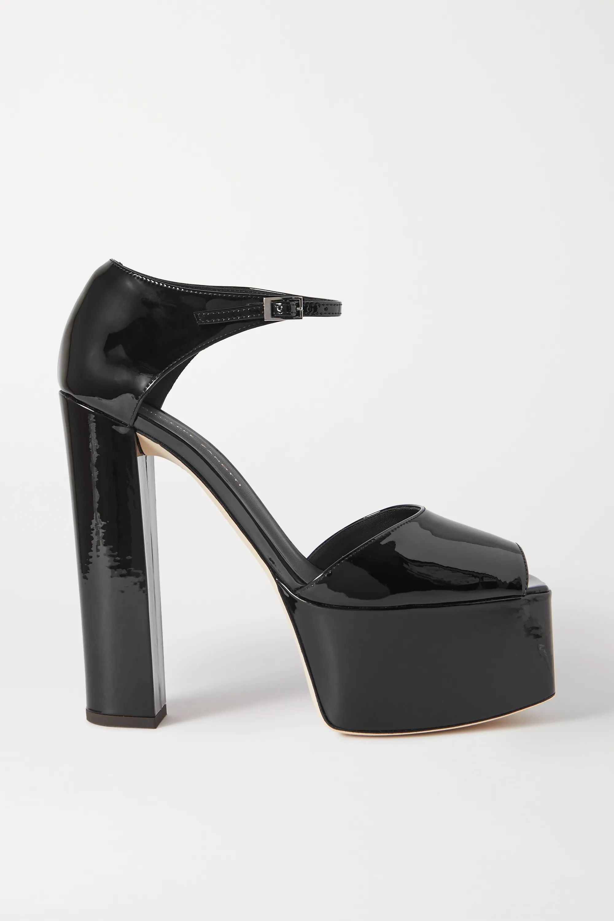 Patent-leather platform sandals | NET-A-PORTER (US)