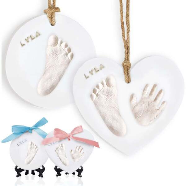 ADORE Baby Handprint Keepsake Ornament, Glaze Finish | Maisonette