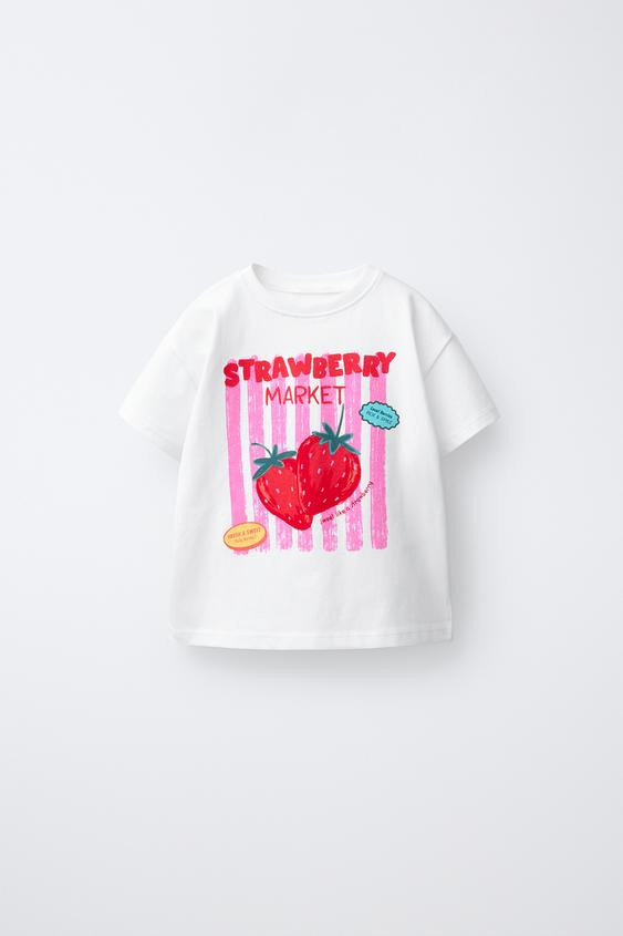 FRUIT PRINT T-SHIRT | Zara US