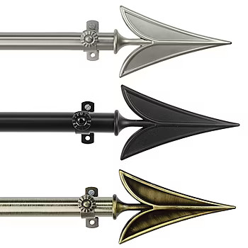 Rod Desyne Blade 13/16" Single Curtain Rod | JCPenney