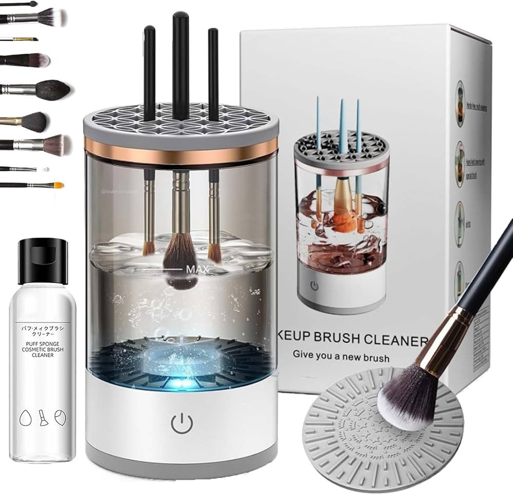 Beauty Swirl Cosmetic Brush Cleaner, The Cozy Luna Brush Cleaner, Electric Makeup Brush Cleaner -... | Amazon (US)