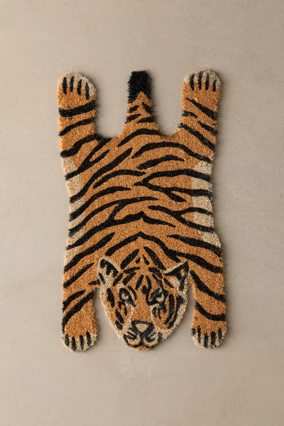 Tiger Shaped Coir Doormat | Urban Outfitters (US and RoW)