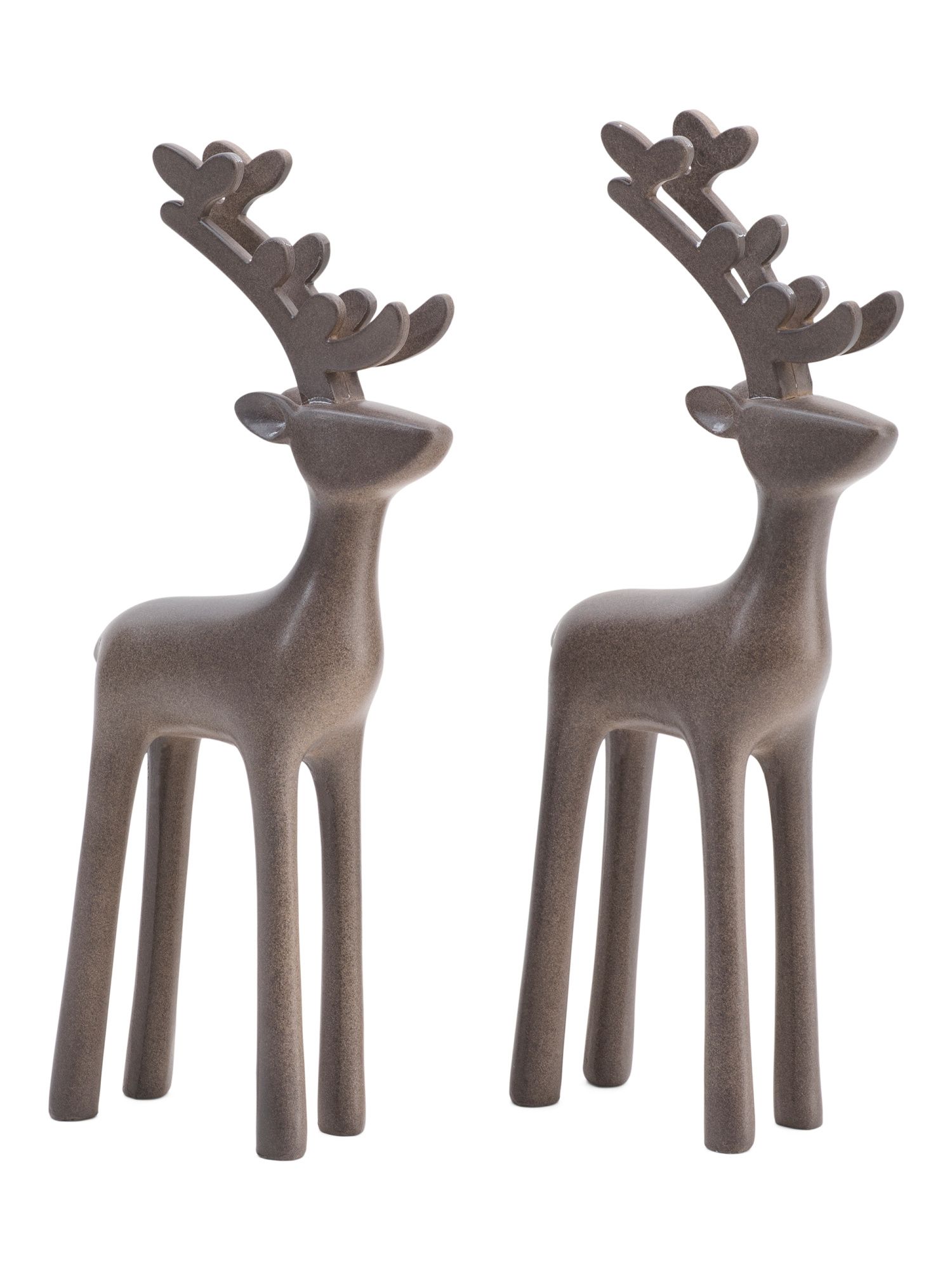 Set Of 2 Resin Cartoon Deers | Pillows & Decor | Marshalls | Marshalls