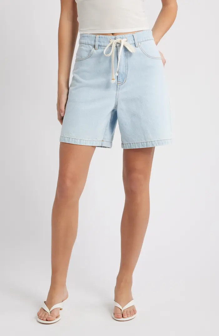 WAYF Rowan Denim Drawstring Shorts | Nordstrom | Nordstrom