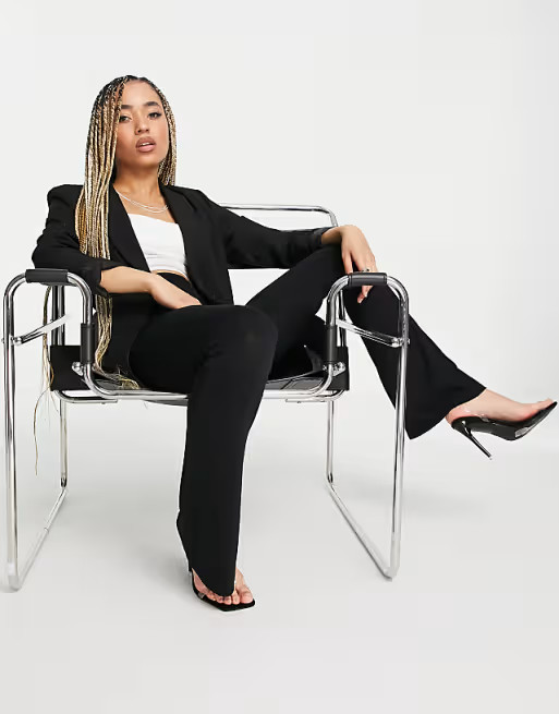 Club L London ruched bust cami crop top in white | ASOS | ASOS (Global)