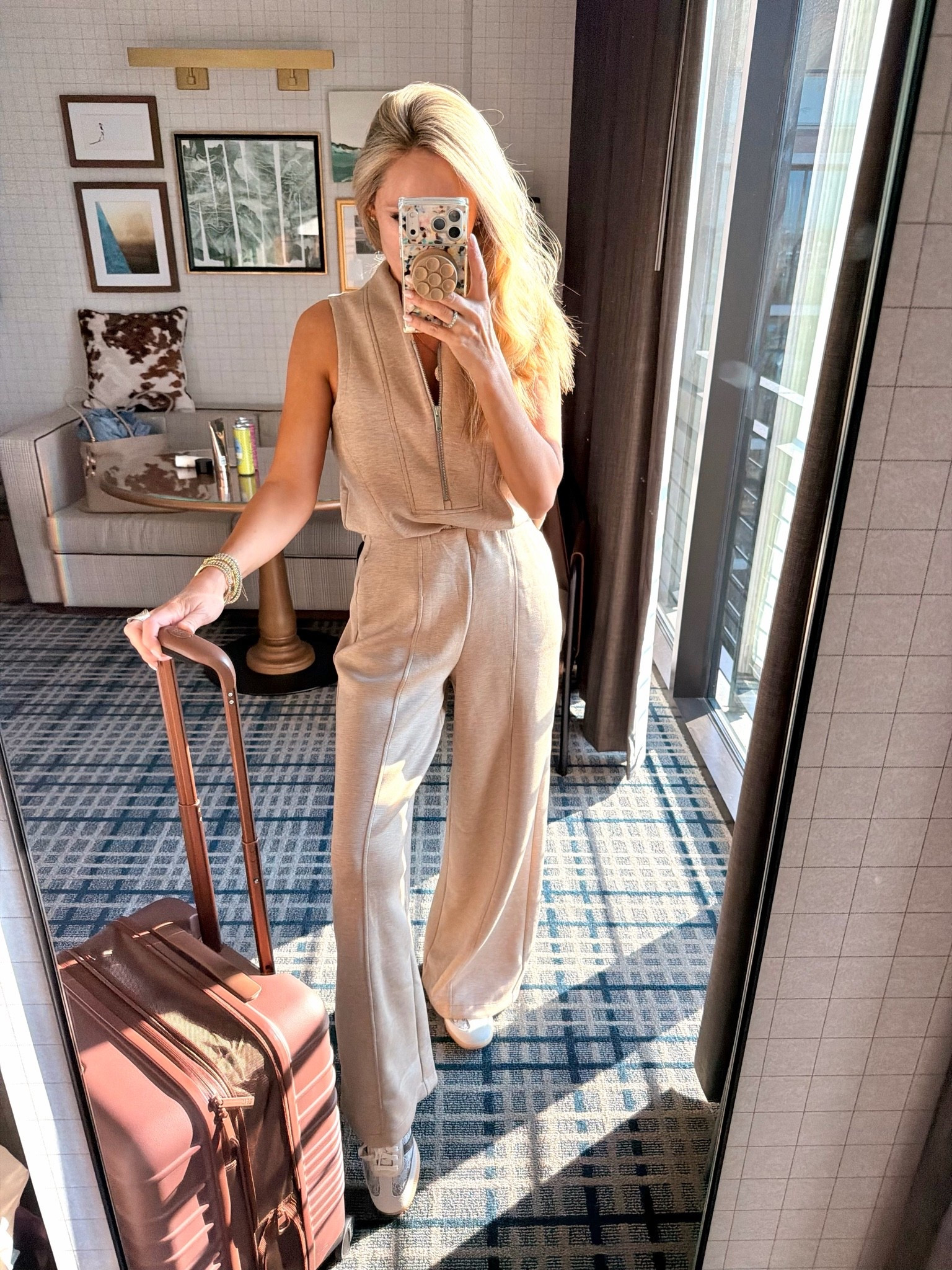 ￼ Cozy Spanx  travelvjumpsuit. 25% off code: AE25 
￼

#LTKCon #LTKgrwm #LTKOver40