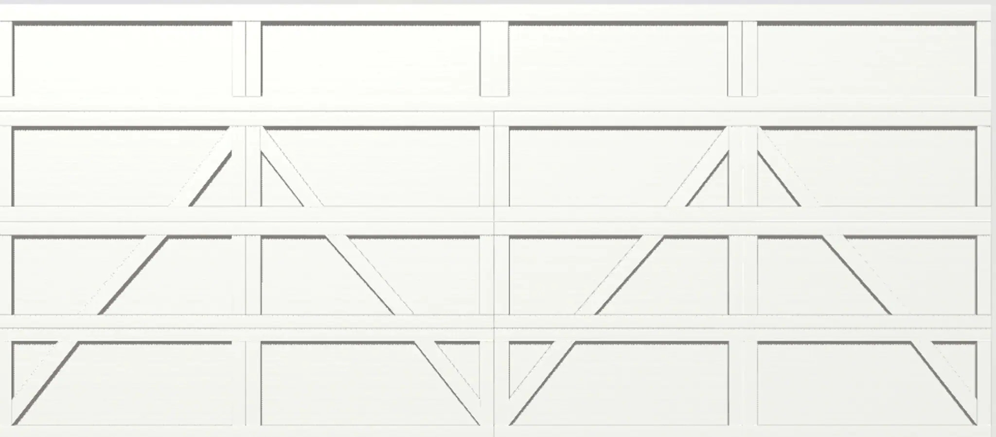 Wayne Dalton Classic Steel Model 9405 16-ft x 7-ft 10 R-Value Insulated White Double Garage Door one_size | WD9405CHWH167 | Lowe's