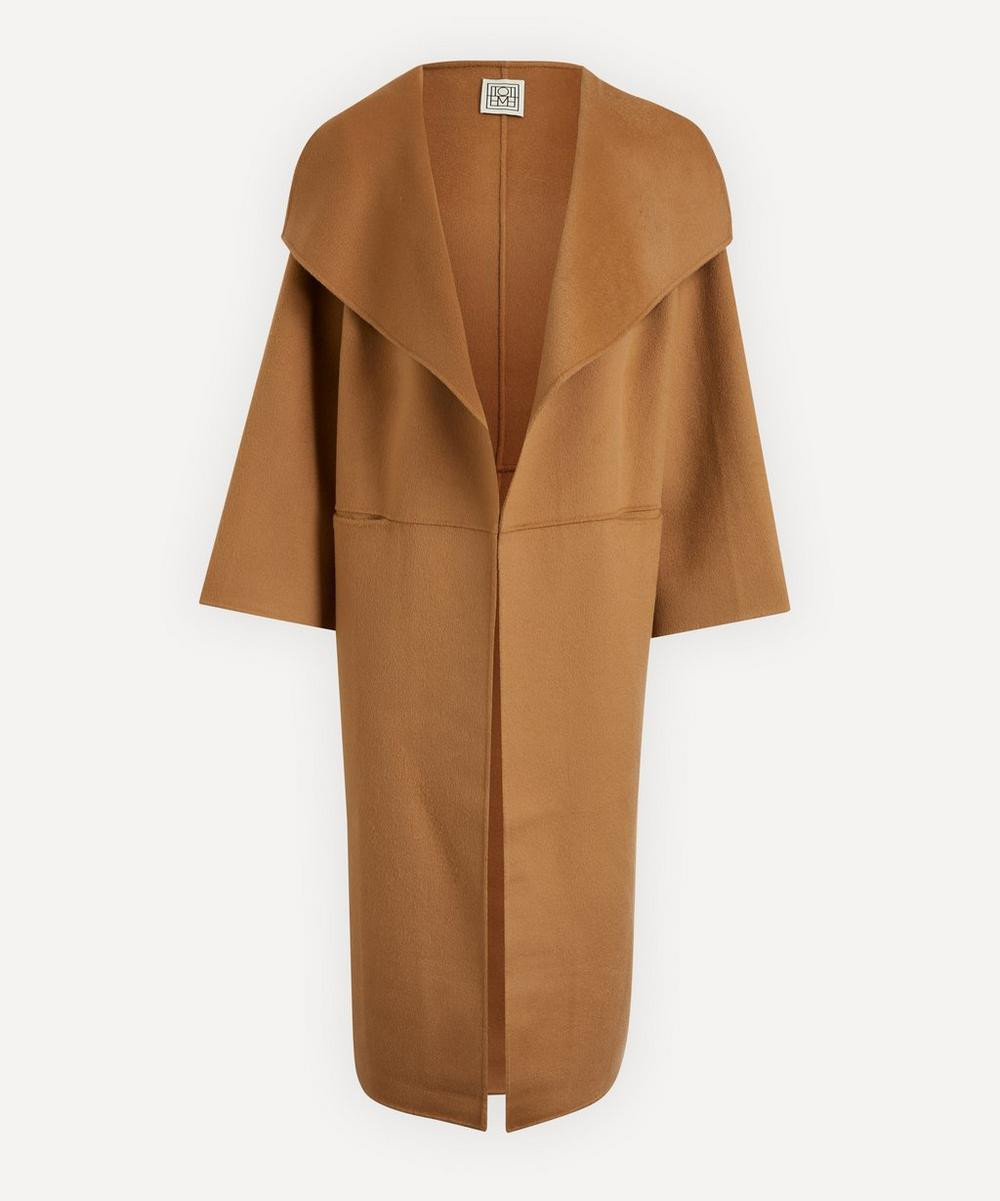 Toteme Women's Wool-Cashmere Coat Camel | Liberty London (UK)