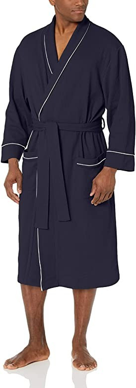 Amazon Essentials Men's Waffle Shawl Robe | Amazon (US)