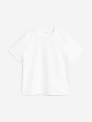 PEARL Heavyweight T-Shirt – White – Women – ARKET GB | Arket UK