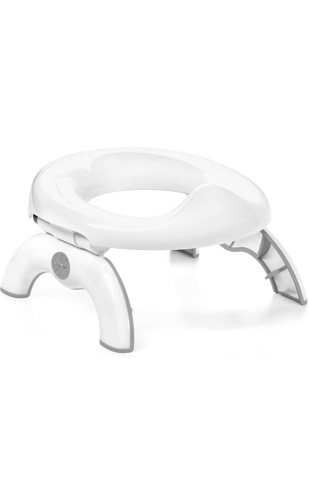 Snagged this on-the-go potty seat that looks easy to use and is perfect to travel with because it folds down and comes with a bag for storage. 🚽 