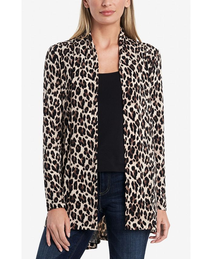 Women's Open Front Printed Knit Cardigan | Macys (US)