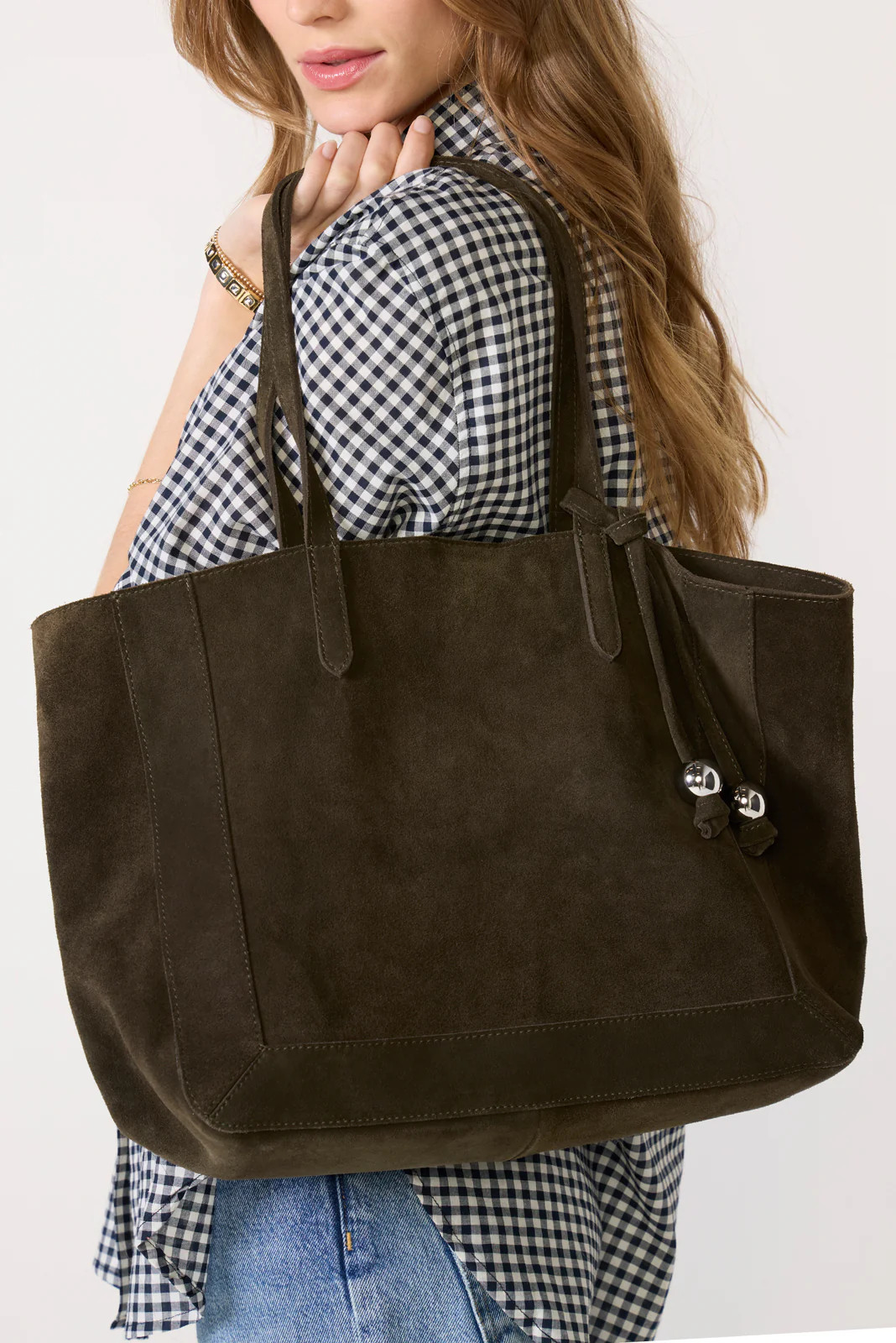 Cohen Suede Tote | Evereve