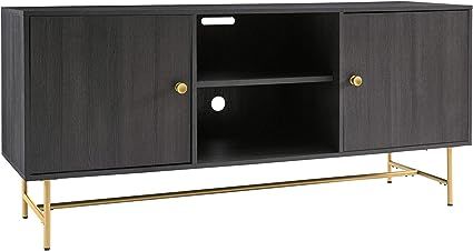 Signature Design by Ashley Yarlow Contemporary TV Stand Fits TVs up to 58" with 2 Cabinets and Ad... | Amazon (US)