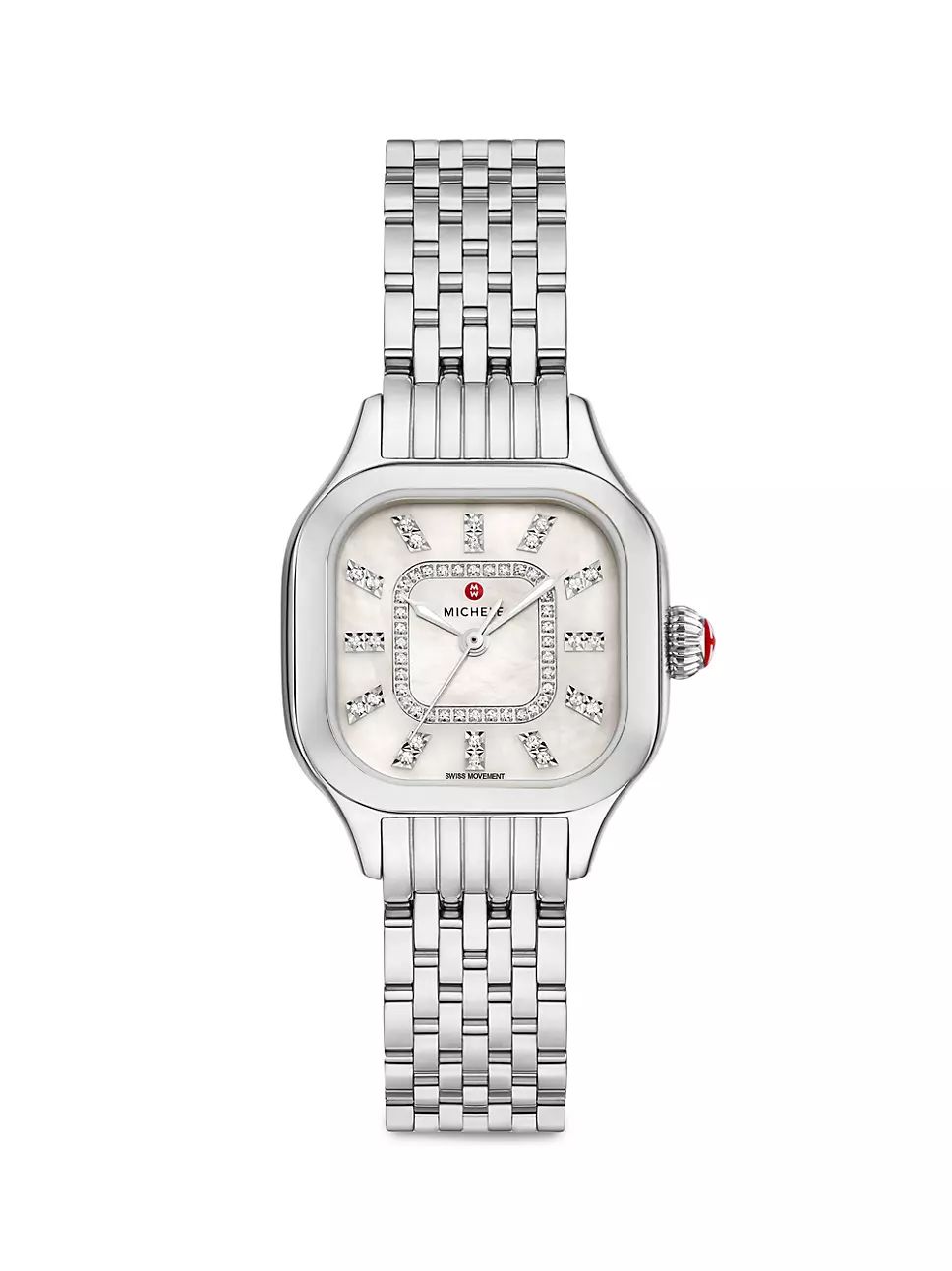 Meggie Stainless Steel & 0.19 TCW Diamond Bracelet Watch/29MM | Saks Fifth Avenue
