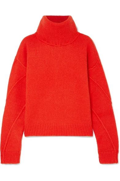 Eva convertible oversized wool-blend turtleneck sweater | NET-A-PORTER (UK & EU)