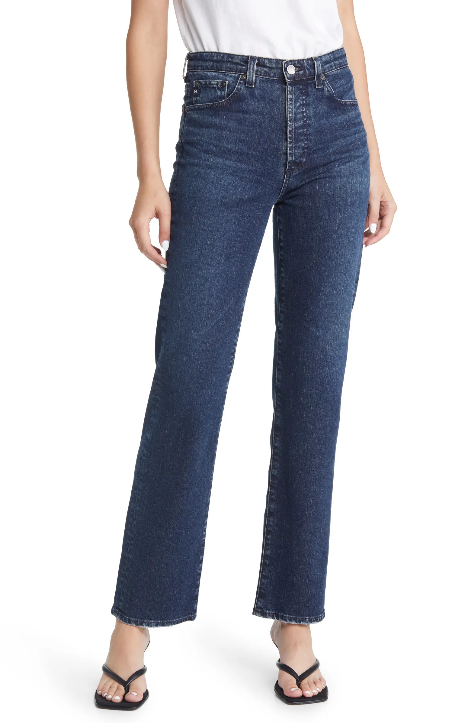 AG Alexxis High Waist Straight Leg Jeans | Nordstrom | Nordstrom