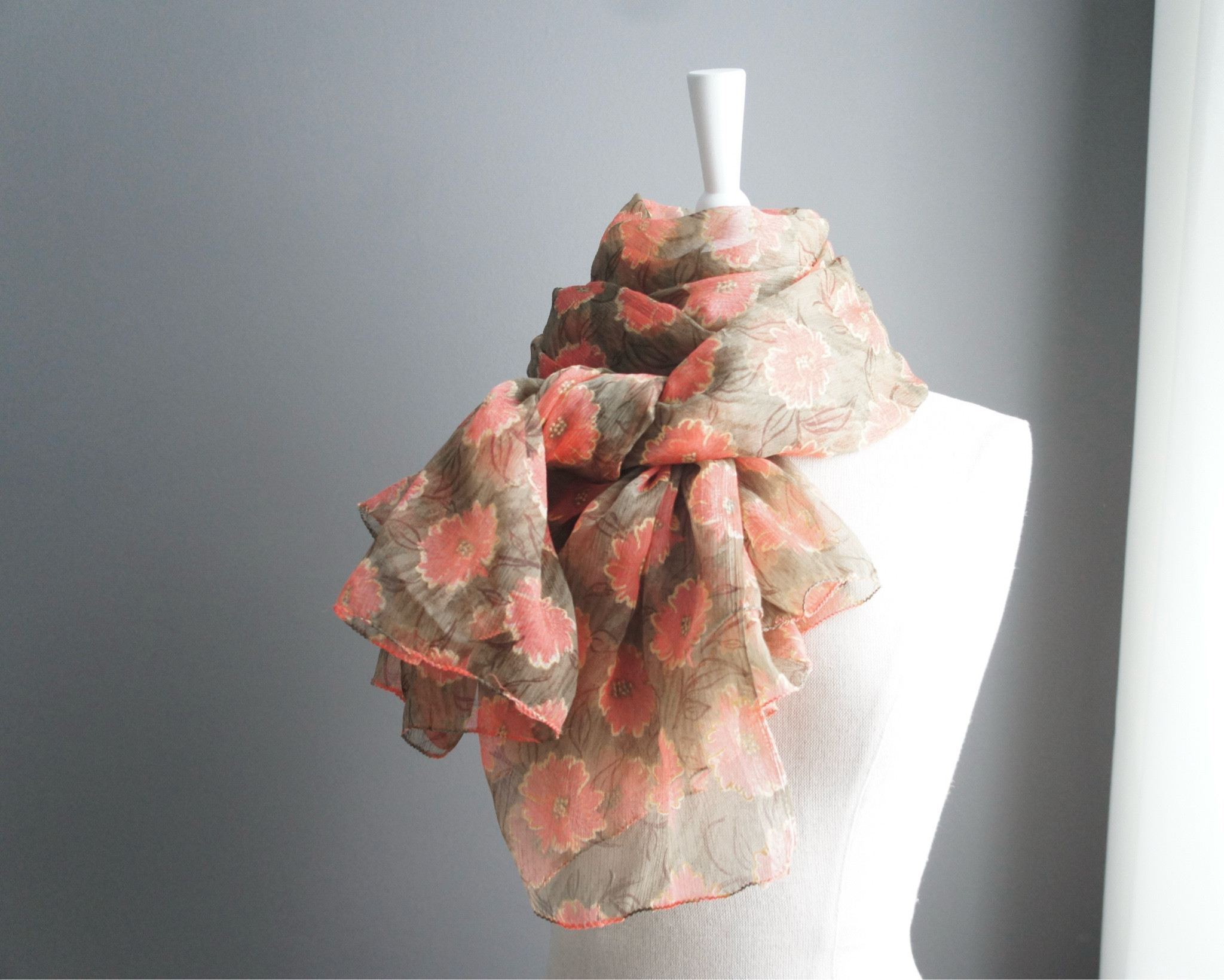 Oversized sheer hand vintage painted scarf 

#LTKSeasonal #LTKfindsunder50 #LTKGiftGuide