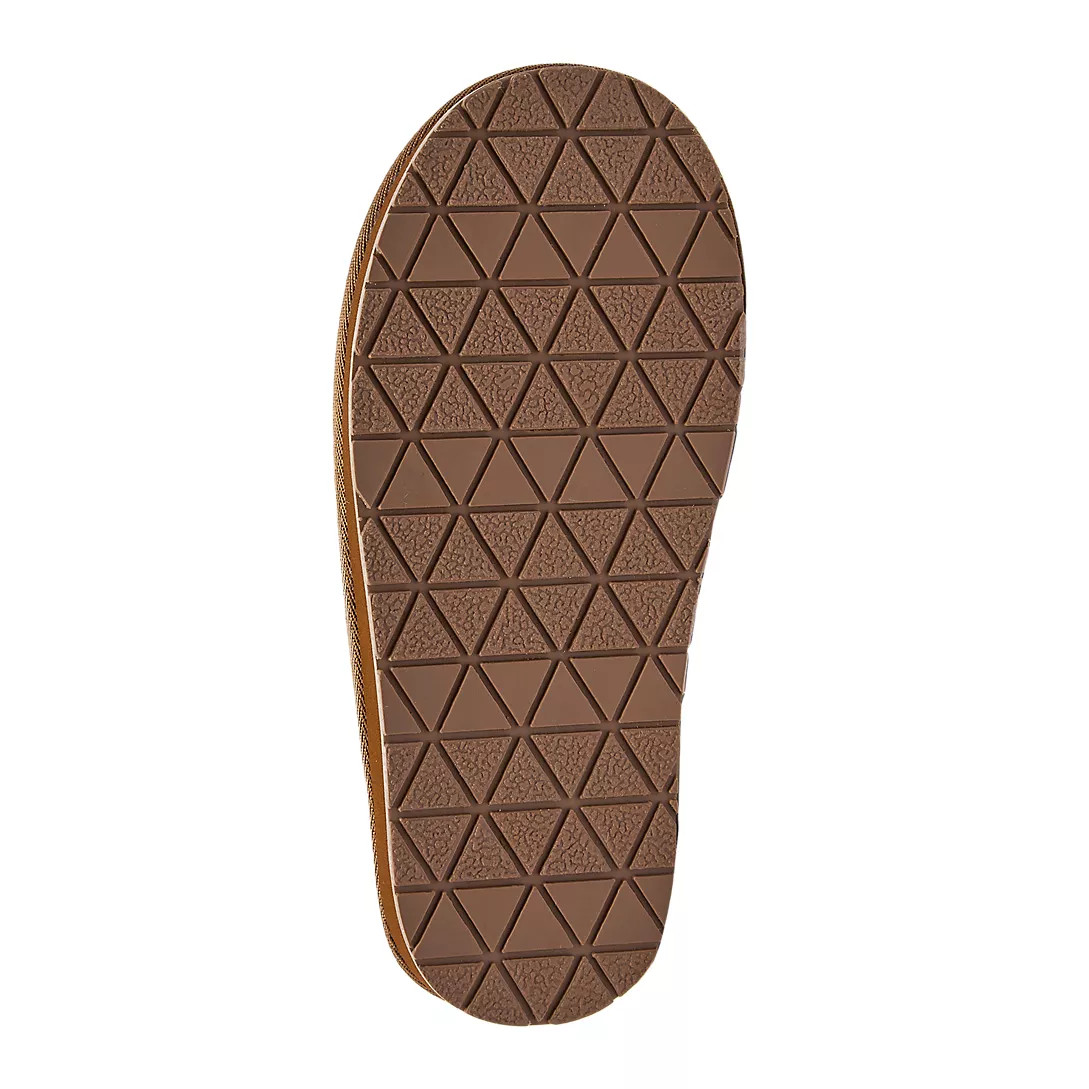 Women's Suede Furry Lined Indoor Outdoor Slippers | Lands' End (US)