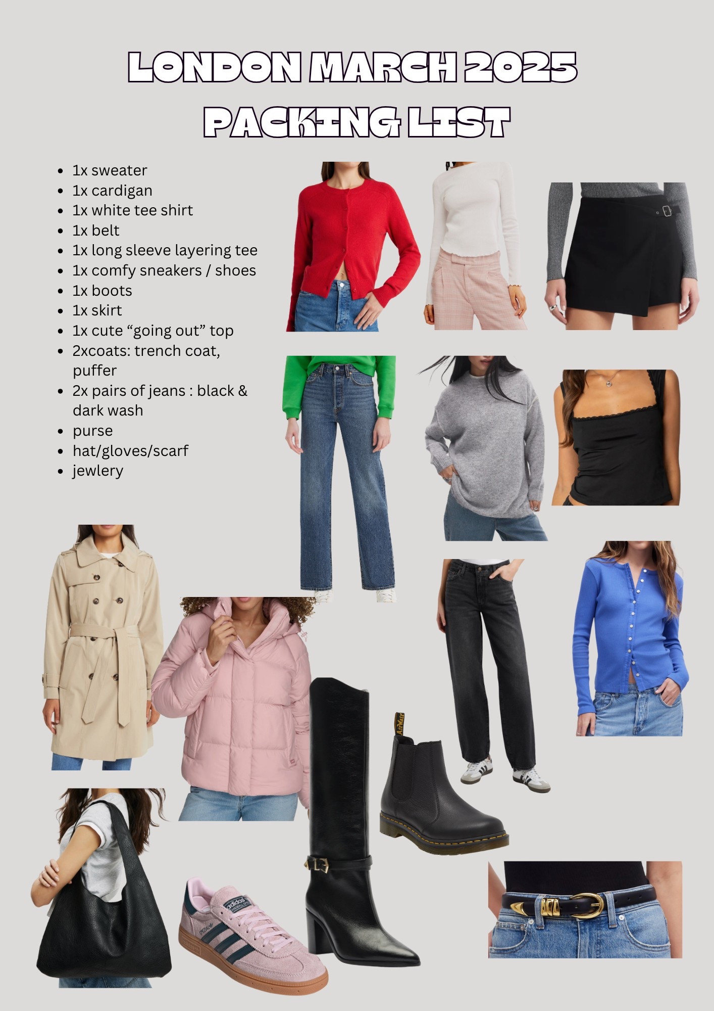 Here’s what to pack if your coming to London this spring! 

#LTKstyletip #LTKeurope #LTKspring