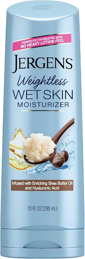 Jergens Wet Skin Body Moisturizer with Shea Butter Oil, Pure Shea Butter In Shower Bod Lotion, Mo... | Amazon (US)