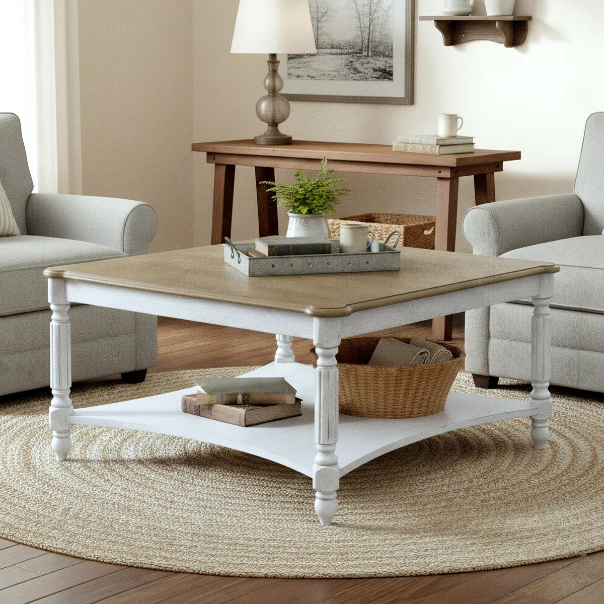 Locke Solid Wood Square Coffee Table | Wayfair North America