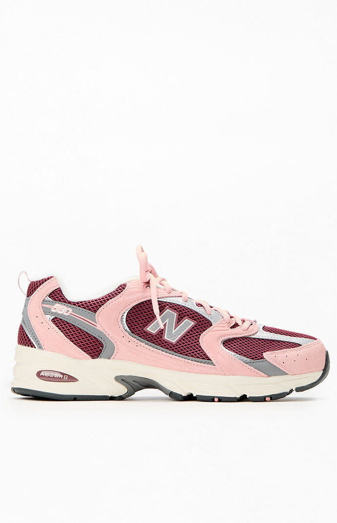 New Balance Pink & Burgundy 530 Sneakers in Pink/Burgandy - Size 5.5 | PacSun