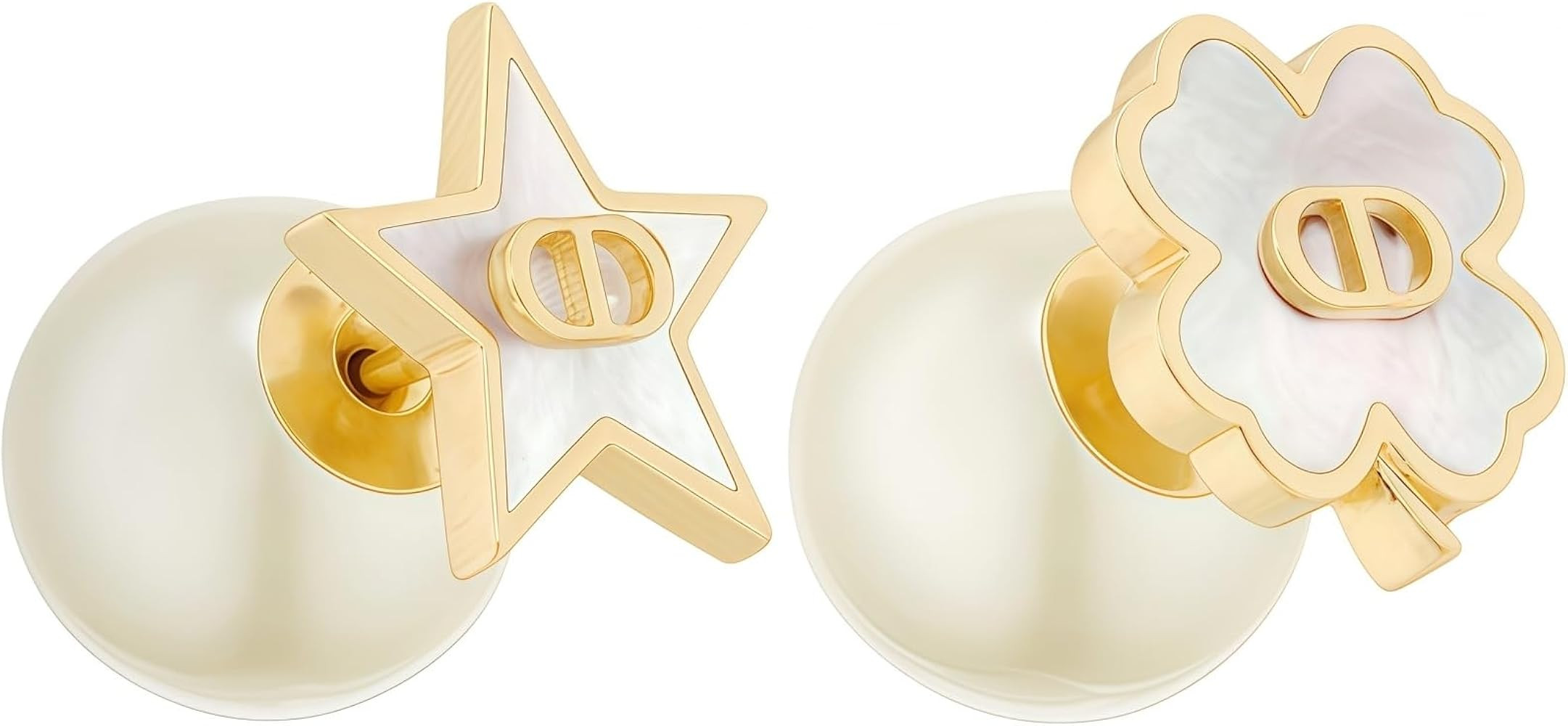 18K Gold Plated Copper Pearl Earrings Non Allergenic Birthday Gift Baroque Exquisite Jewelry Shin... | Amazon (US)