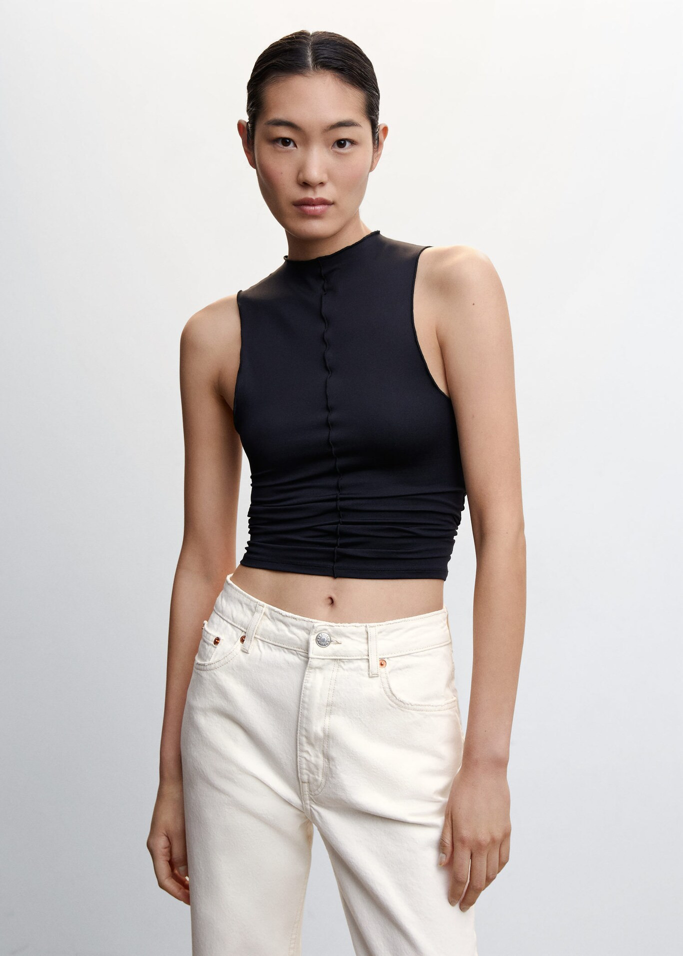 Jean mom taille haute -  Femme | Mango Suisse | Mango CH