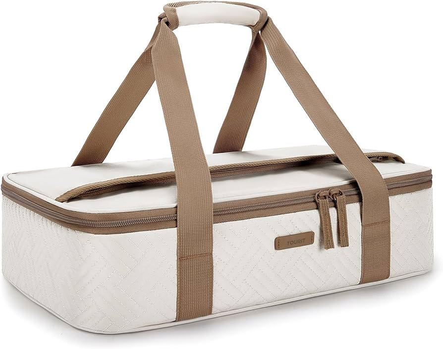TOURIT Insulated Casserole Carrier for Hot or Cold Food Thermal Food Carrier for Picnic Cookouts ... | Amazon (US)