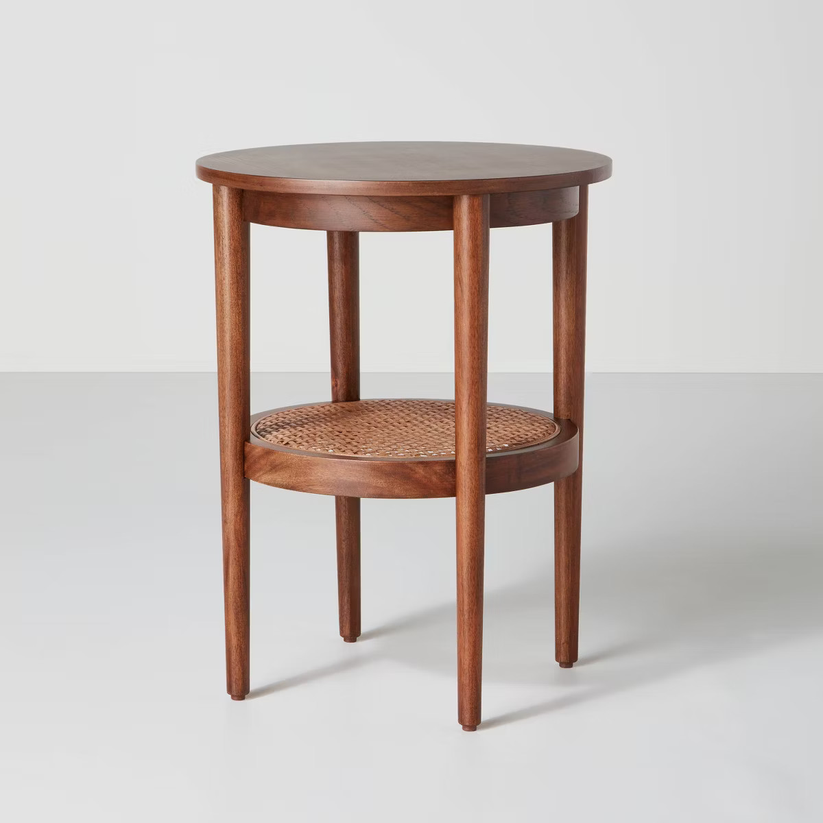 Wood & Cane Round Accent Side Table - Hearth & Hand™ with Magnolia | Target
