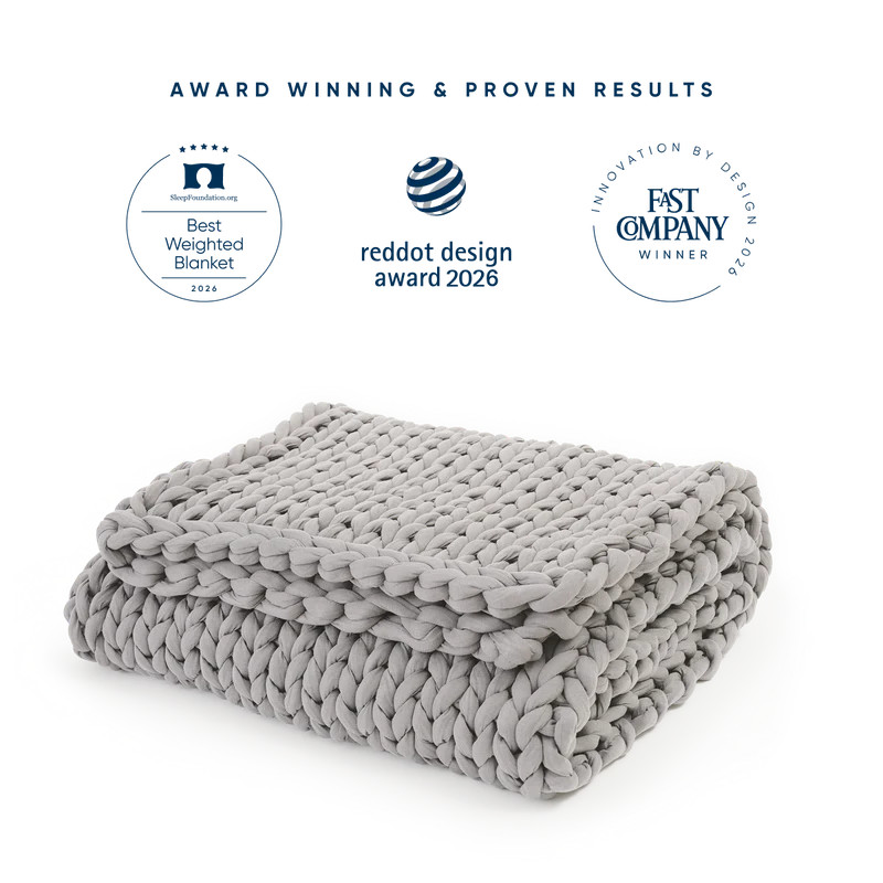 Bearaby® Weighted Blanket - 100% Cotton Knitted Weighted Blanket | Bearaby US