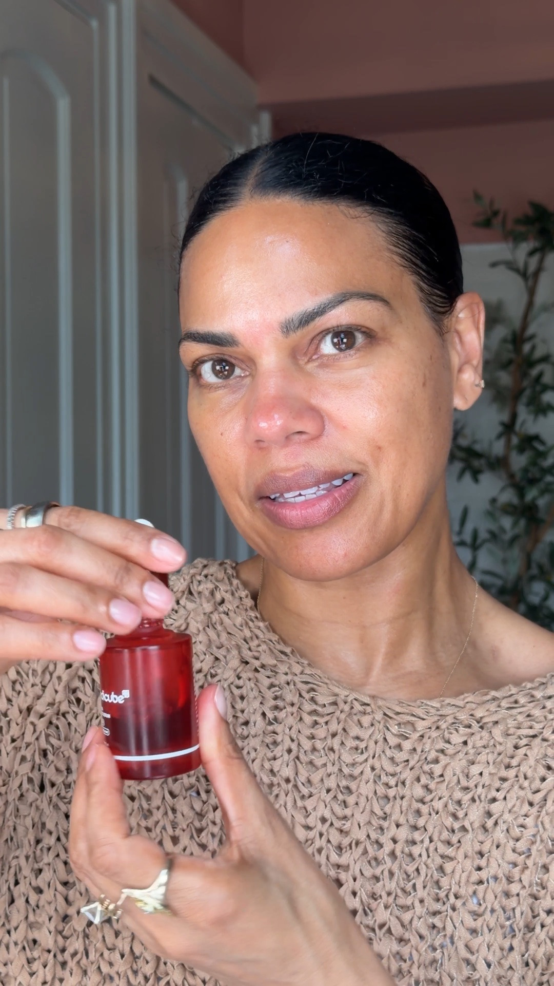 This is an NAD serum from Medicube. I don't know if you can get those benefits topically BUT Iove the way it feels. I use it before putting on my peel off mask and it looks like my skin is more plump and glassy than normal.

#LTKBeauty #LTKOver40 #LTKselfcare