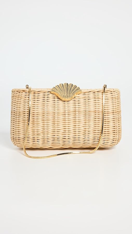 Natural Jute Classica Clutch by POOLSIDE | Amazon (US)