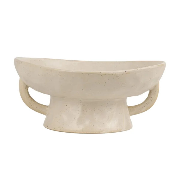 Stoneware Pedestal Bowl with Handles | Wayfair | Wayfair North America