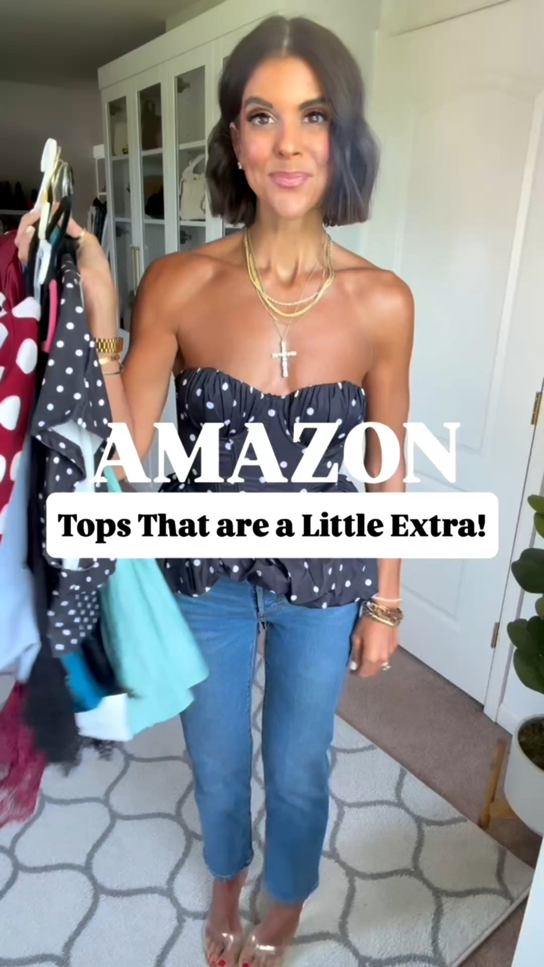 Amazon fun tops! I’m 5’5” in size small in all. I sized up one in Levi jeans

#LTKgrwm #LTKmomlife #LTKdayinmylife