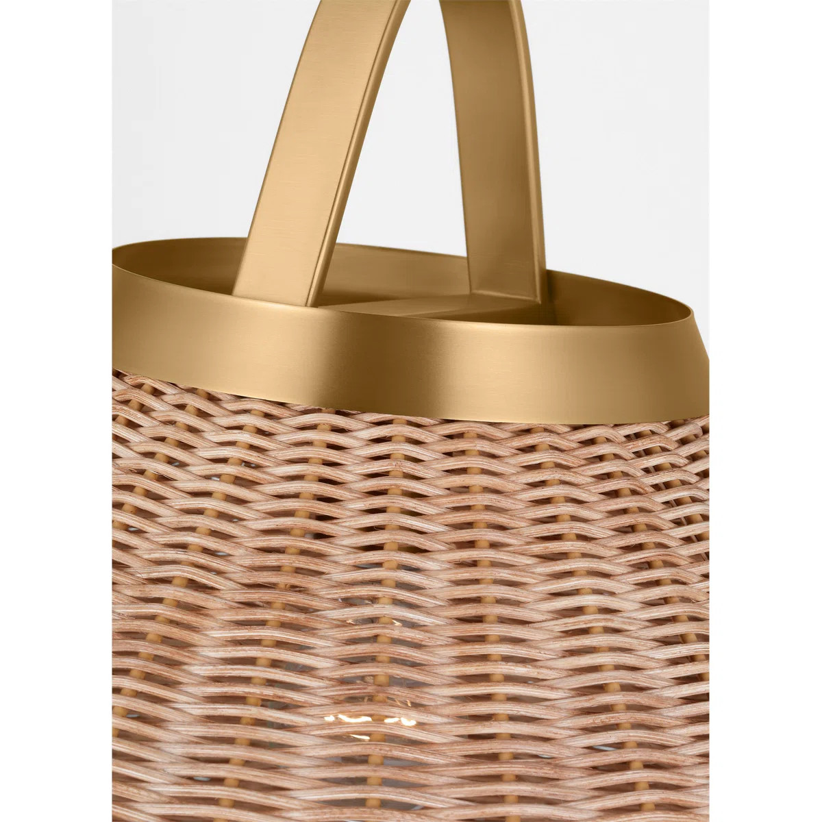 Darnaja 1 - Light Brushed Brass Unique/Statement Pendant | Wayfair North America