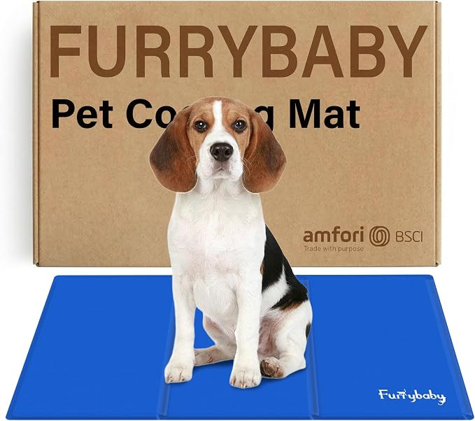 furrybaby Dog Cooling Mat, Pet Bed Dog Mat Self-Cooling Pad Cool Gel Bed Large Pads Mats, No Need... | Amazon (UK)