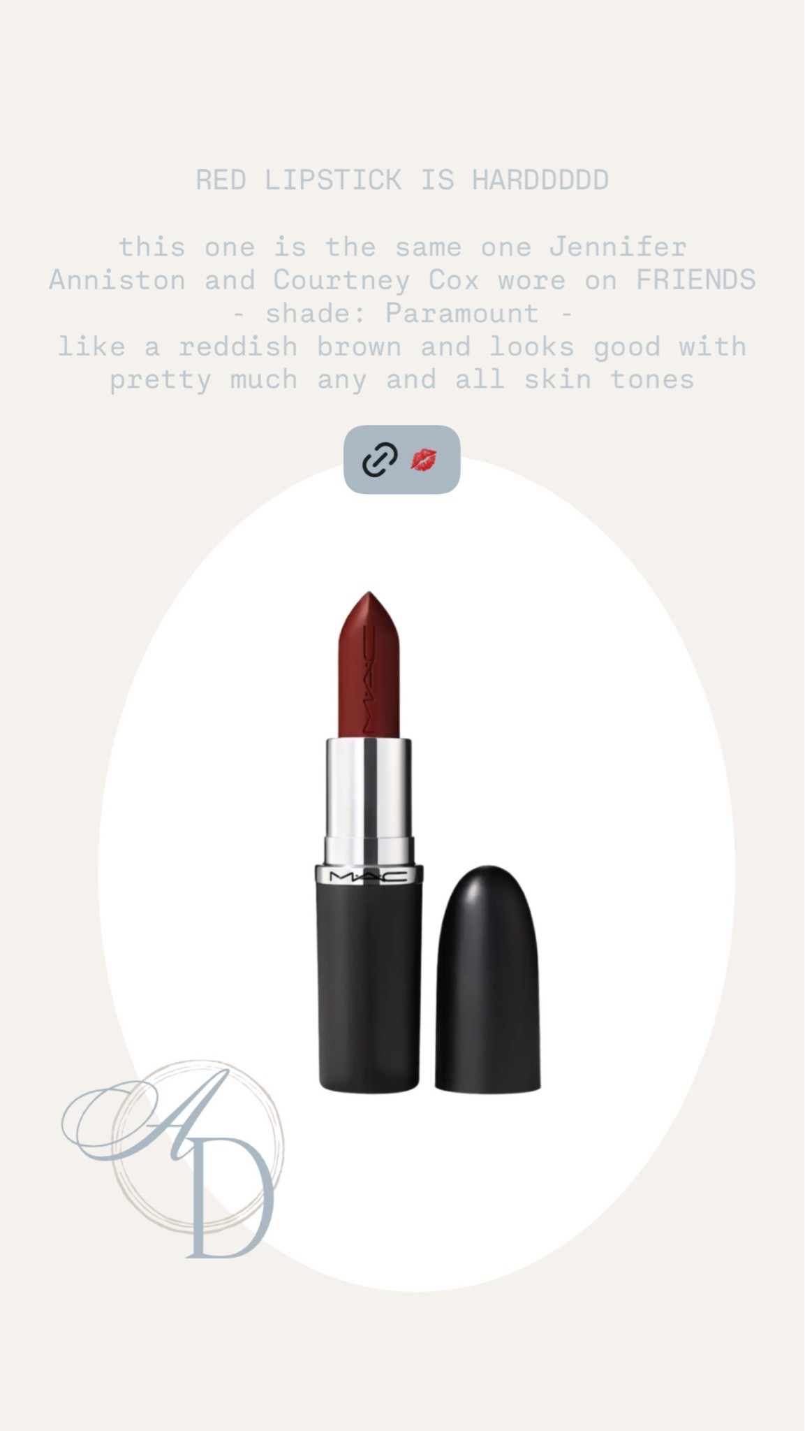 // red lipstick for fall // MAC lipstick - reddish brown lipstick // fall lip color // fall makeup //

#LTKselfcare #LTKBeauty #LTKSeasonal