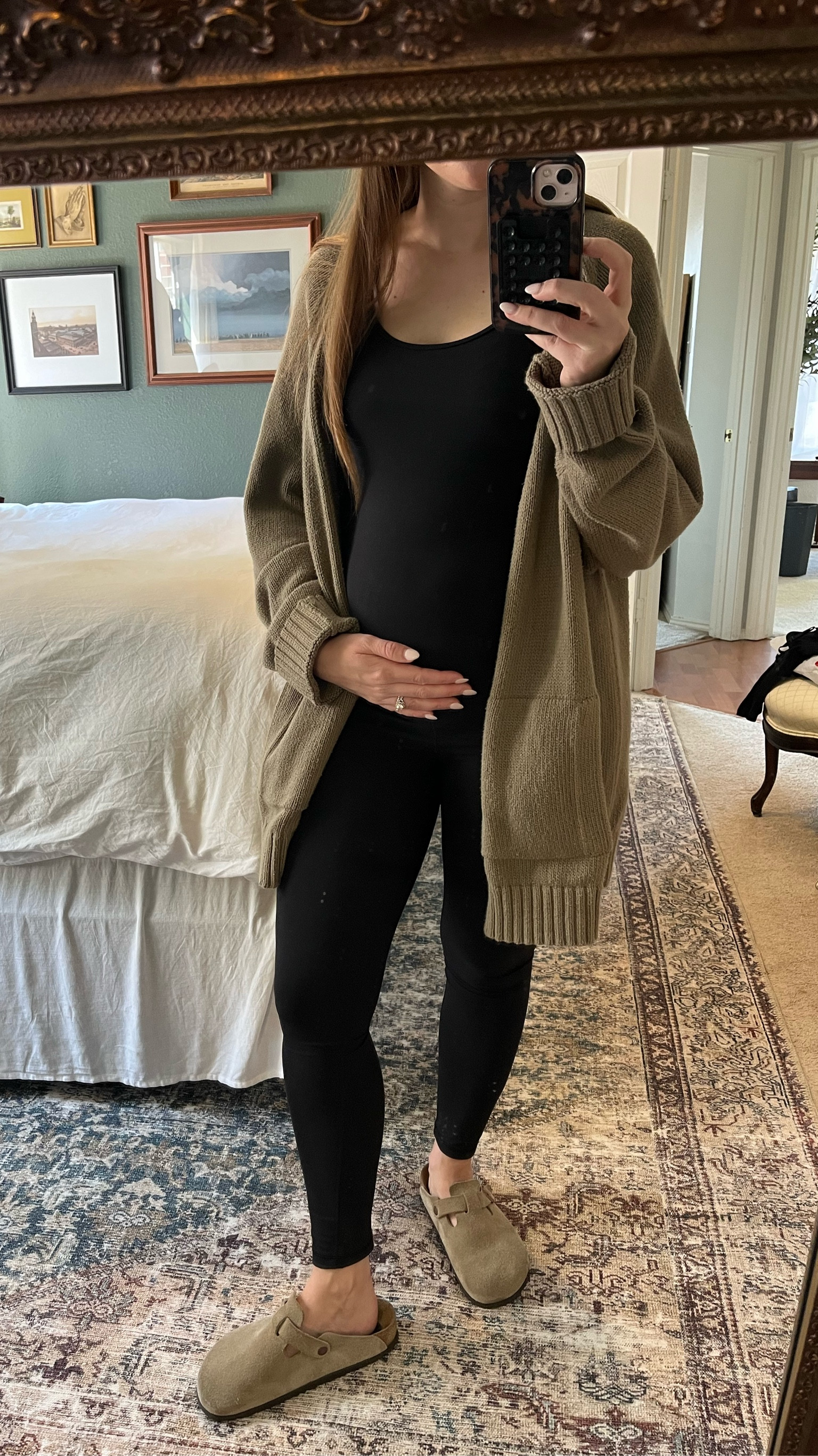 What I’m wearing at 15 weeks pregnant! This maternity jumper has extra space in all the right places and feels just as comfy as my more luxury leggings but at a much better cost!

#LTKbump