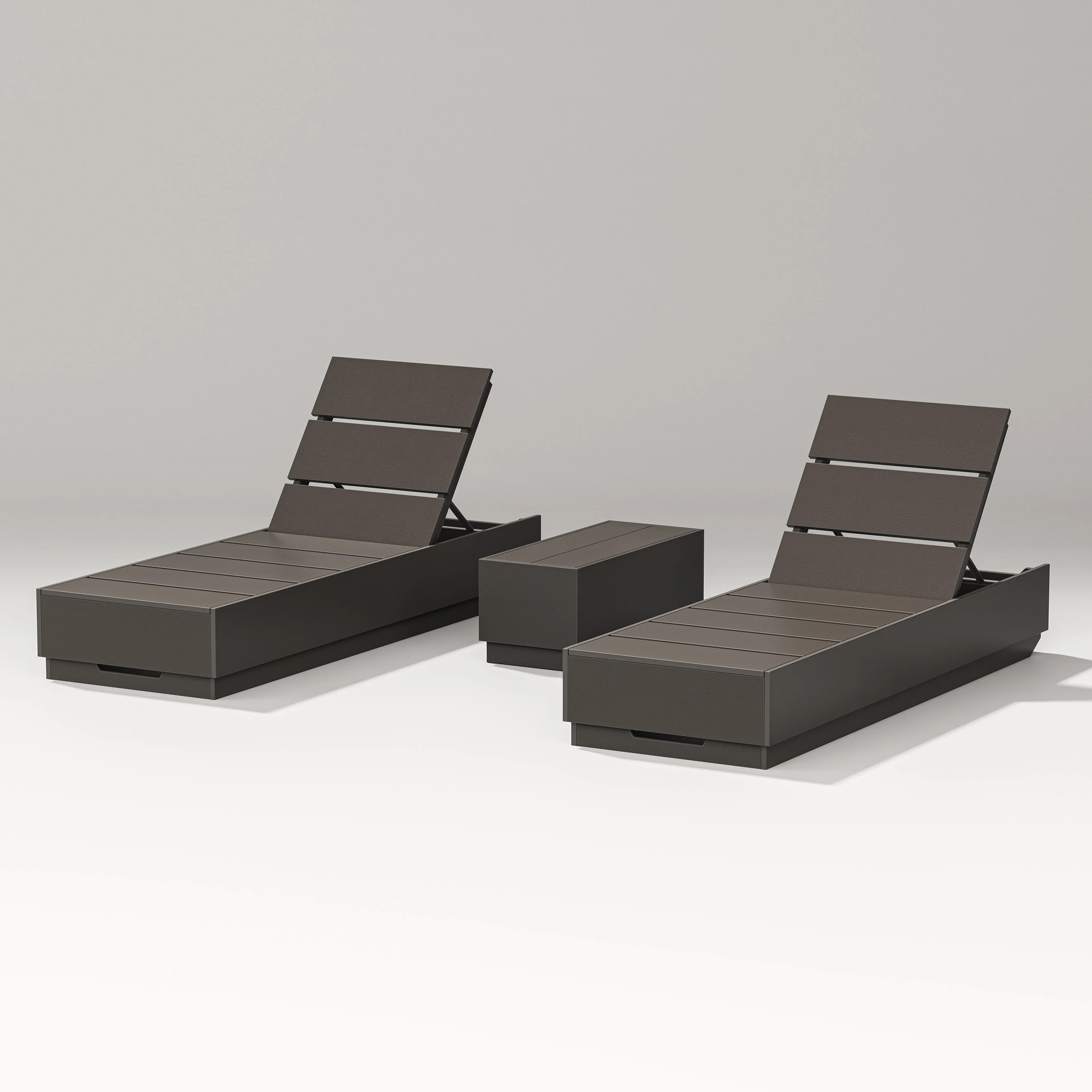 Elevate 3-Piece Chaise Lounge Set | POLYWOOD