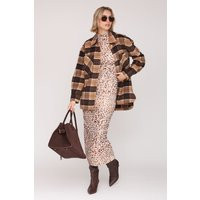 Plaid Wool Blend Oversized Shacket | Avec Les Filles