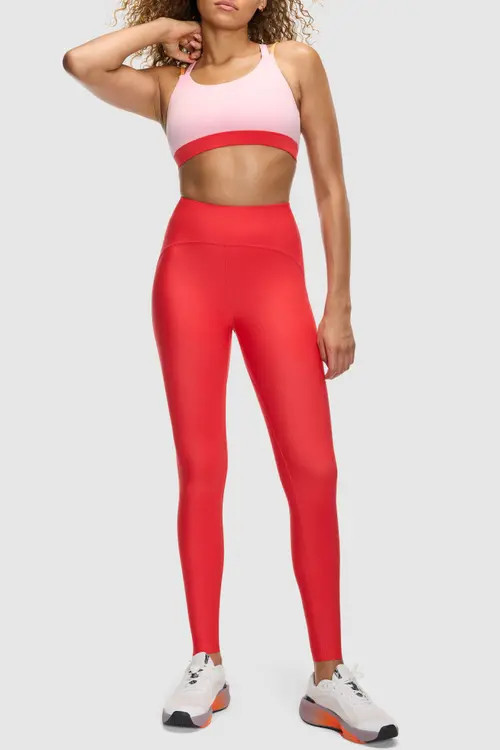 Peloton Endurance Light Pop Stitch Legging in Hibiscus at Nordstrom, Size 3 X | Nordstrom