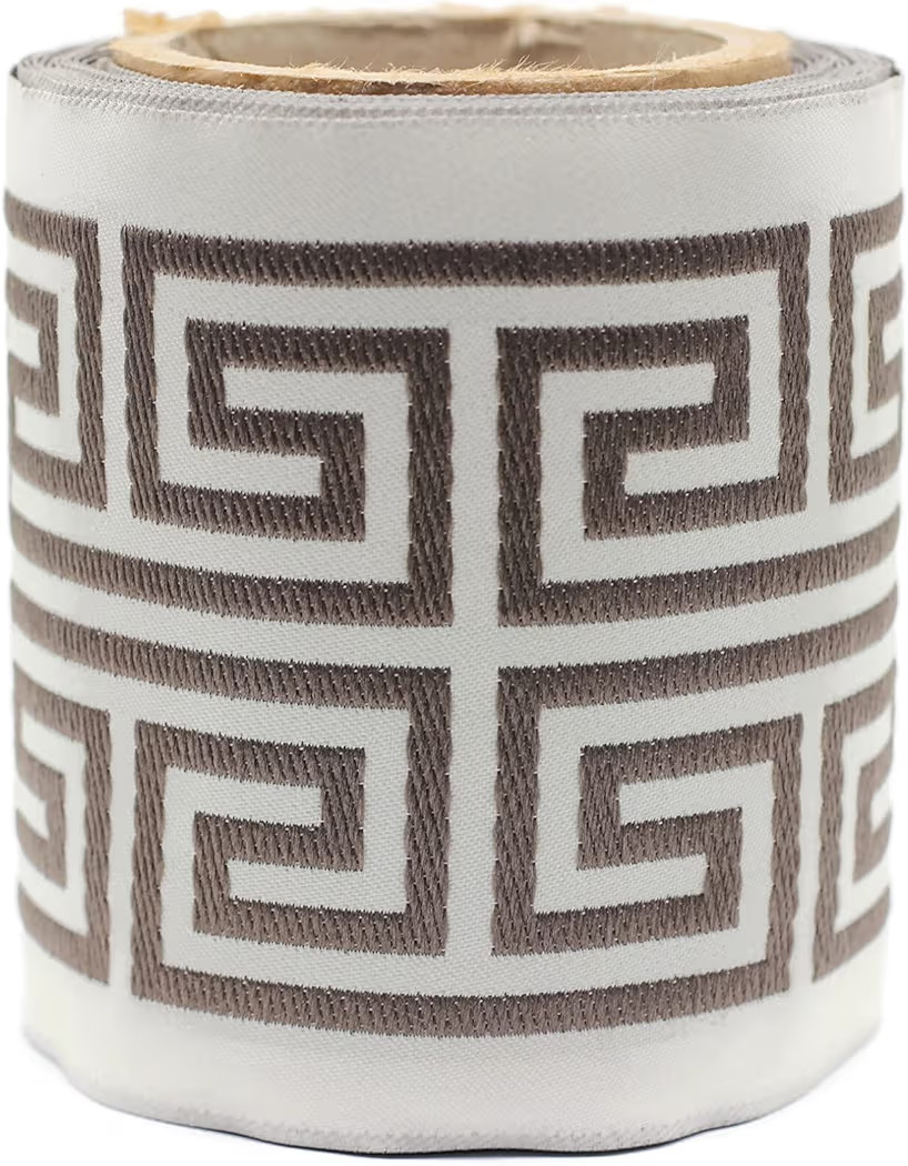 3.8 Yards Spool 3.9" Greek Key Drapery Trim Jacquard Ribbon for Your Drapes Curtains Drapery Band... | Amazon (US)