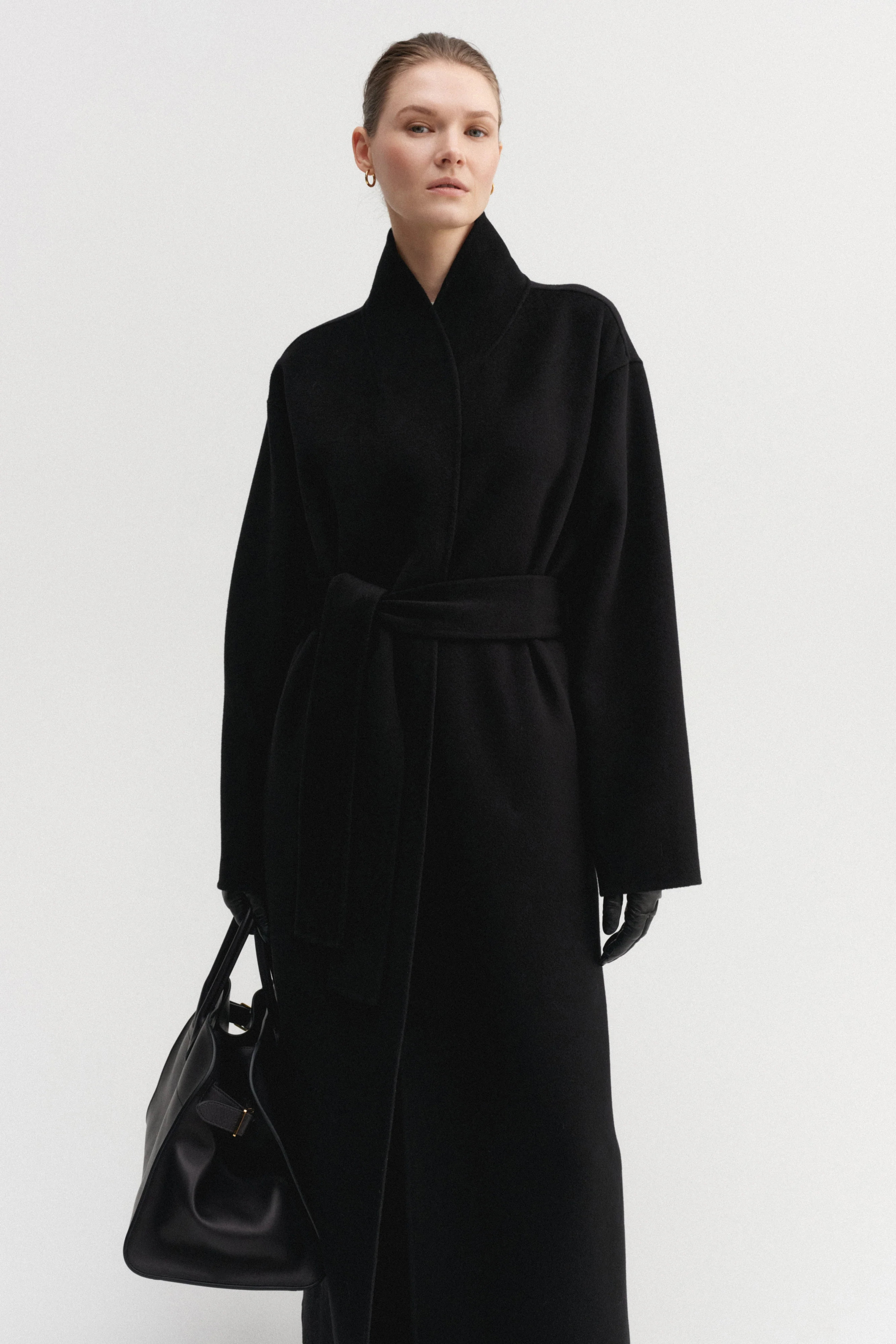 Mara Doublé Coat, black | Almada Label