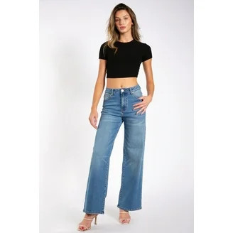 Sofia by Sofia Vergara Women's and Women's Plus Margot Wide Leg High Rise Jeans, 30.5" and 32.5" ... | Walmart (US)