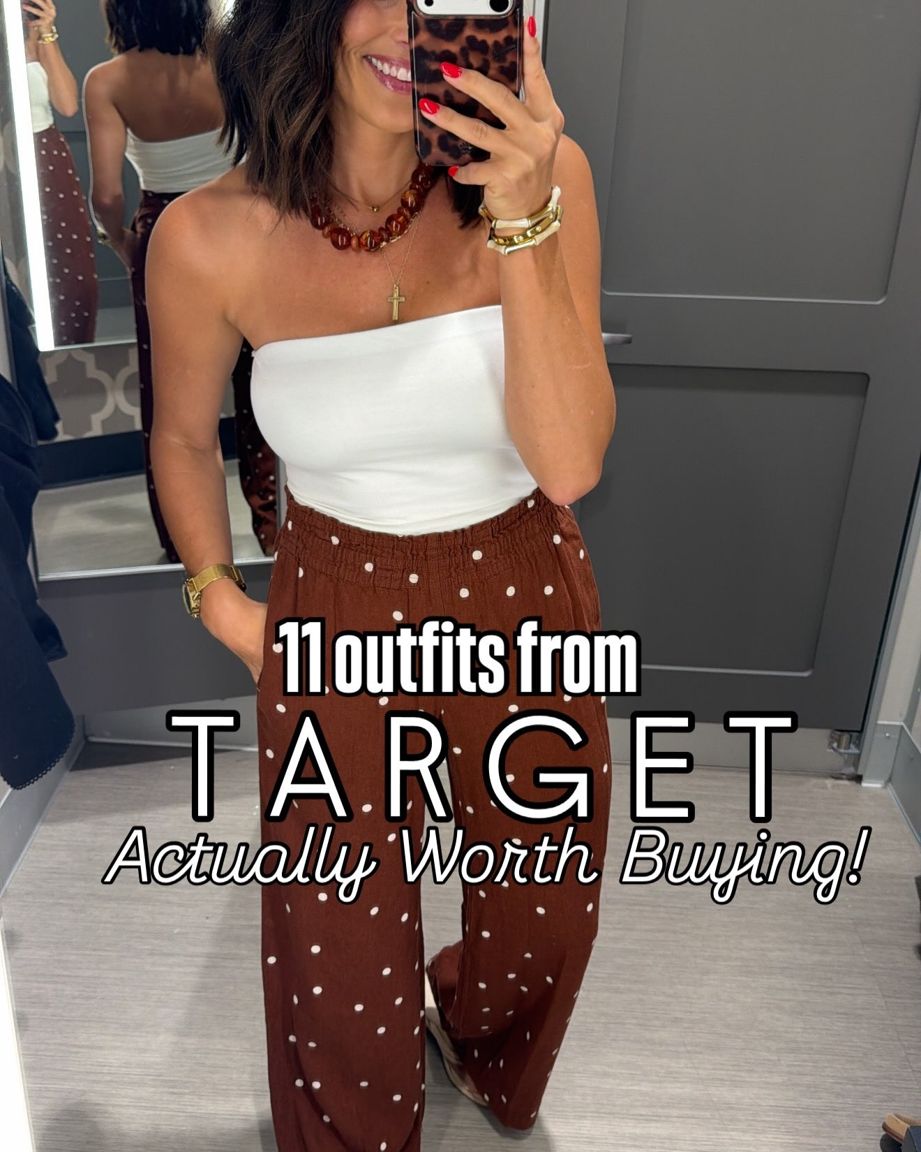 11 outfits from targets new arrivals that are actually worth buying! I spend hours in the dressing room weeding through all the new finds to see what makes the cut and what isn’t worth it. This was some of my faves this week! From polka dots to lounge sets and maxi dresses if your on the hunt to find some new closet staples these are some of my absolute fave!

For size reference I’m 5’3 128 wearing a xs/small in everything!

You can shop these finds and more on my 
@shop.ltk 

#targetstyle gingham dress, maxi dress , target new arrivals, target haul , Anthro look for less, summer outfits, polka dot shorts, linen wide leg pants , anthro style, Memorial Day Americana outfits  red dress, navy blueTarget fashion, Target style, Target haul, Target summer fashion, summer outfits, casual summer style, Target finds, affordable fashion, everyday outfits, mom style, over 40 fashion, vacation outfit, cute summer outfits, affordable style, 2026 fashion

#LTKootd #LTKPetite