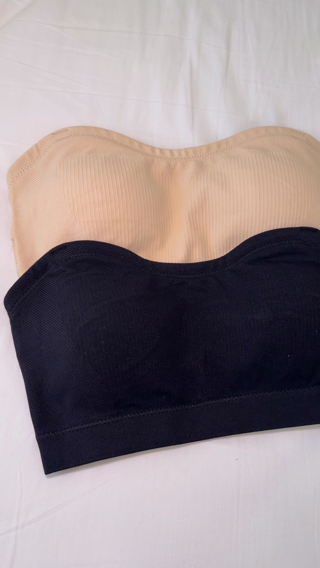 Summer bandeau bras! Comes with a silicone strip to keep it from slipping! So comfy and lifting 

#LTKMidsize #LTKSeasonal #LTKootd